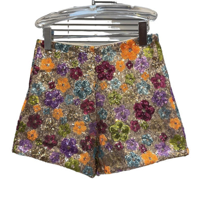New Personalized Sequin Flower Shorts For Women