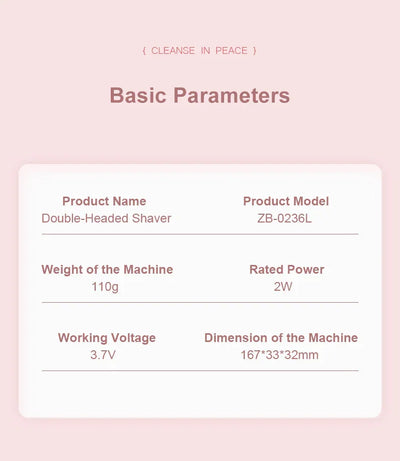 Electric Razor Woman Shaver Painless Women Mustache Epilator Leg Bikini Body Hair Trimmer For Women Facial Epilator Hair Remover