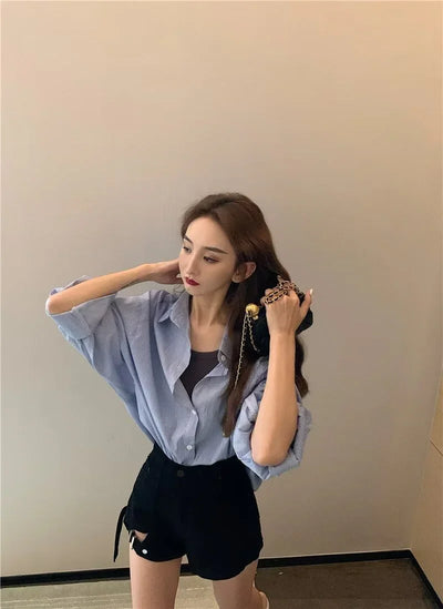 American style high street washed distressed high waisted slightly flared jeans for men and women, trendy brand, cool pants for