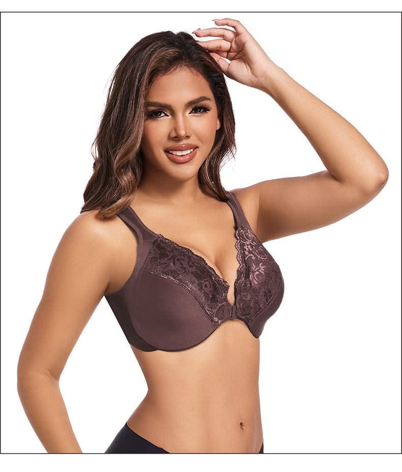 Front Closure Minimizer Bra for Women