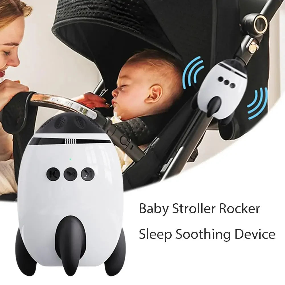 Baby Stroller Rocker accessories | Portable Automatic Infant Swing Sleep Soother with White Noise & Bluetooth