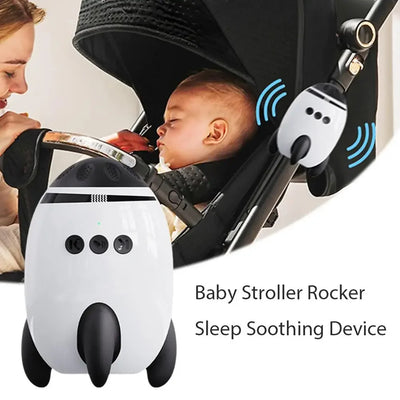 Baby Stroller Rocker accessories | Portable Automatic Infant Swing Sleep Soother with White Noise & Bluetooth