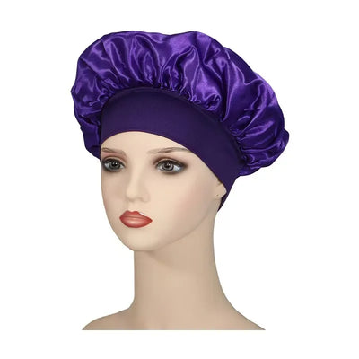 Satin Bonnet Hair Bonnet for Sleeping,Silk Bonnets for Black Women with Elastic Soft Band for Hair Care