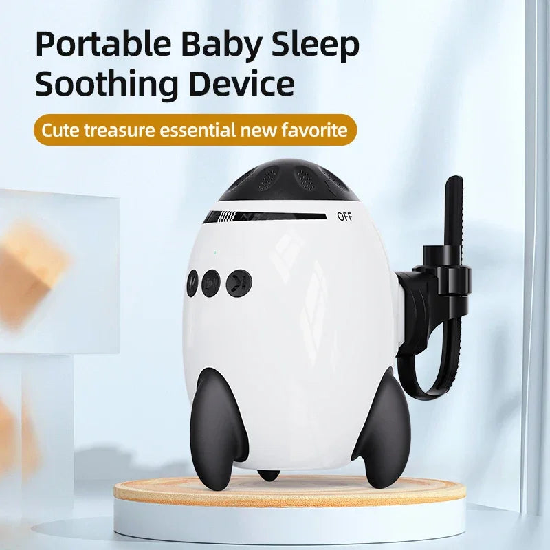 Portable Baby Stroller Rocker Accessories Automatic Infant Swing Sleep Soother with White Noise Baby Shaker Sleep Aid Device
