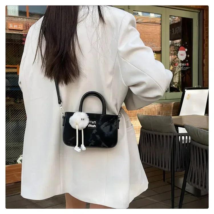 2025 new women’s luxury handbag designer small square purse fashion top handle crossbody bag elegant shoulder trendy