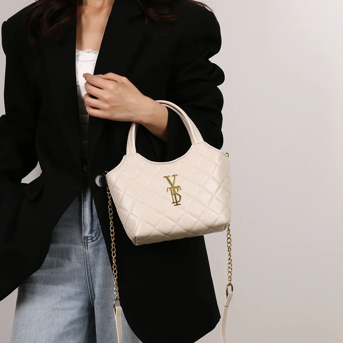 Elegant Handbag For Women Leather Material Popular Classic Shoulder Strap By Famous Designer Luxury Brand Durable