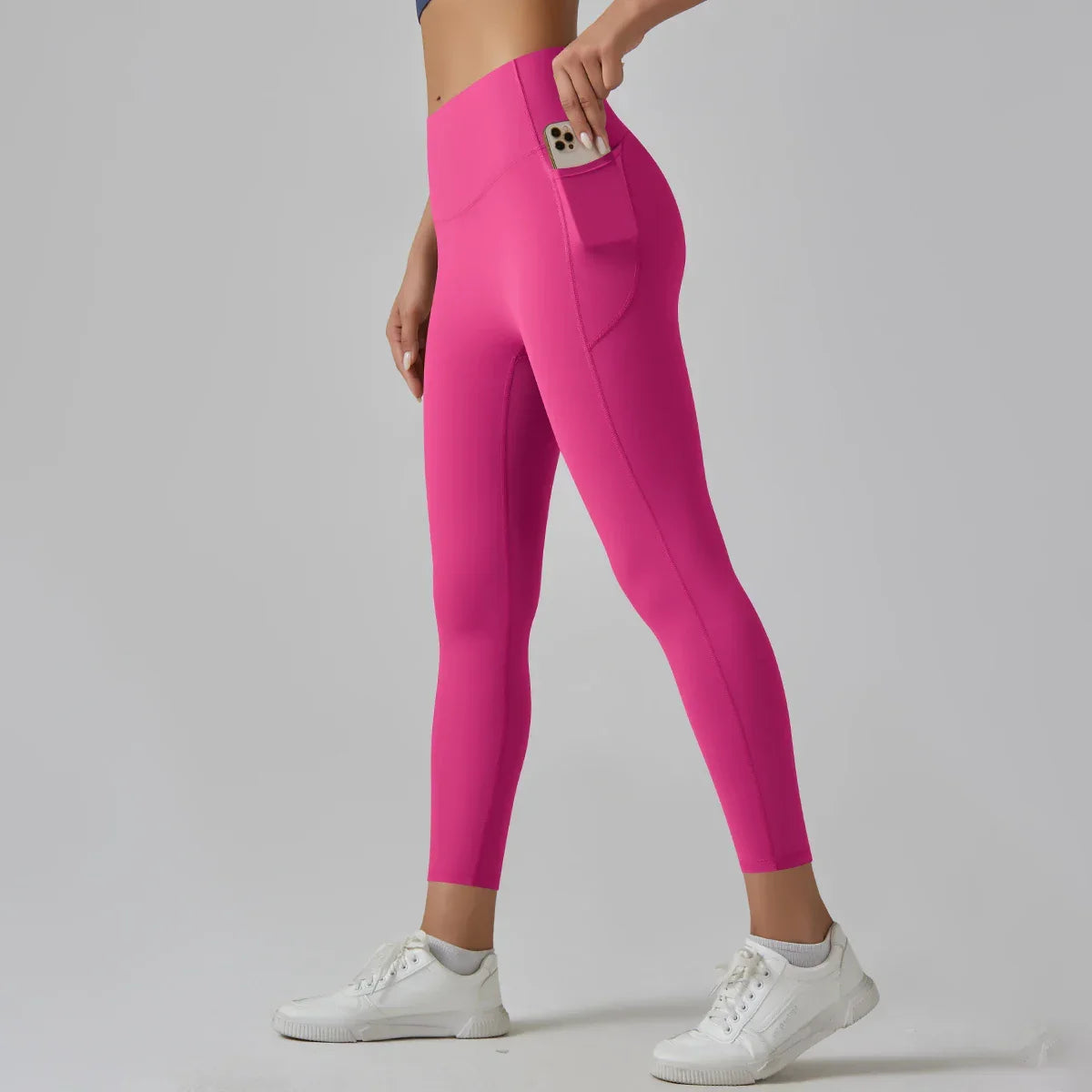 Women Leggings With Pockets Tummy Control