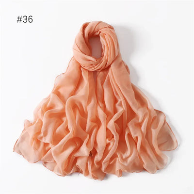 New Cotton Linen Scarf For Women Girls Students Autumn Classic Solid Color Scarves Retro Soft Foulard Viscose Female Wrap Shawls