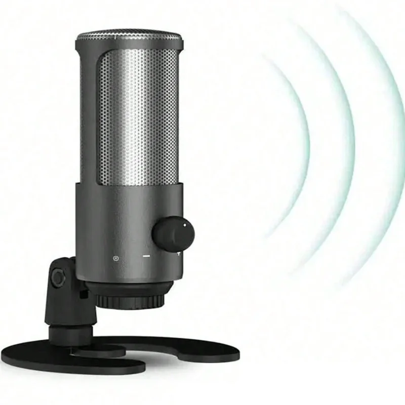 A99E-USB Gaming Microphone Kit With RGB Light, For PC, PS4/5 Compatible Condenser Cardioid Mic Set For Streaming