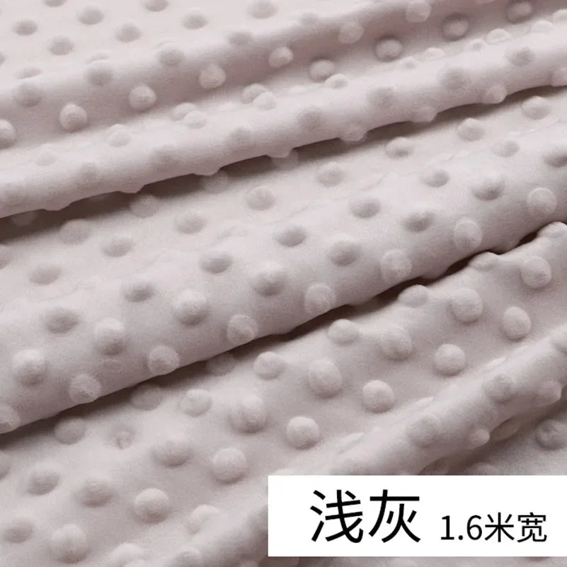 3D Velvet Fabric Short Fleece Autumn and Winter Warm Comfort Blanket Bedding Baby Handmade DIY by Half Meter