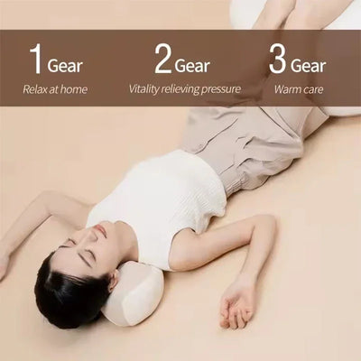 Aiveisi Smart Massage Pillow Electric shiatsu Kneading Heating Massager Suitable For Neck Back Shoulder Waist Rechargeable Use