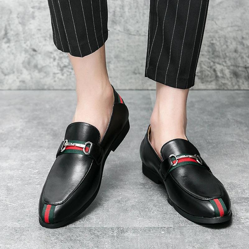 2024 high-end oversized men's Oxford shoes, breathable British wedding groom business soft sole casual shoes