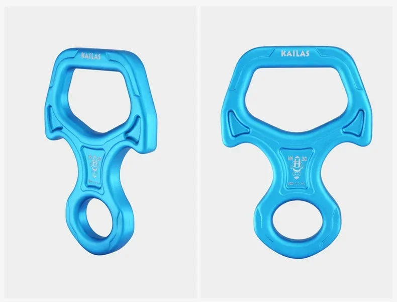 KAILAS Rock Climbing Descender 8 Descend Ring Downhill Eight Ring with Bent-ear Rappelling Gear Belay Device EquipmentK EB101