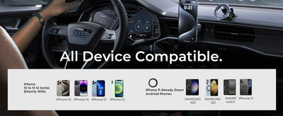 LISEN for MagSafe Car Mount for IPhone 16 15 360°Rotation Magnetic Phone Holder for Car Hands Free Cell Phone Magnetic Car Mount