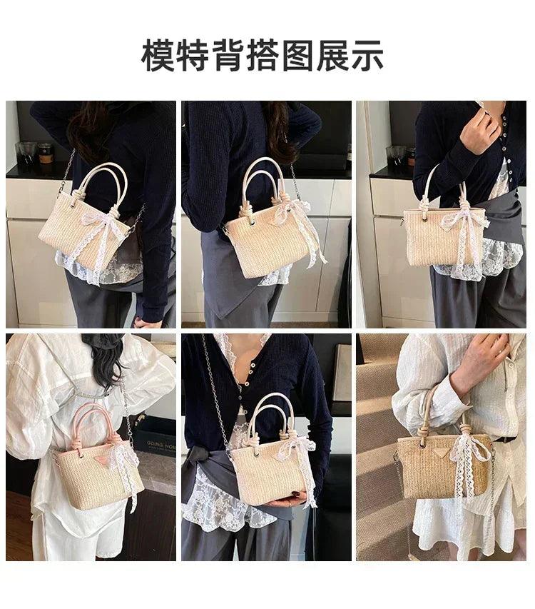 High-quality designer tote bag for women - spacious leather handbags with reinforced handles & fashionable metal logo