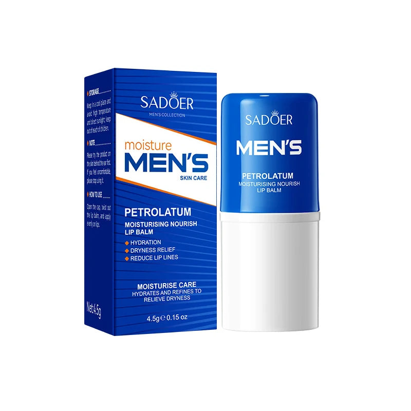 SADOER Men's Skin Care Sets Moisturizing Face Cream Facial Mask Lip Balm Sunscreen Cleanser Eye Cream Men Skin Care Kit