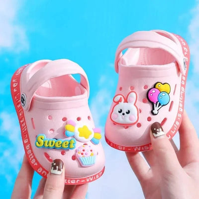Soft Anti-Skid Cartoon Design Hole Sandals |Children's Shoes | Summer Wear For Boys Girls | Kids Shoes/Slippers | Baby Shoes
