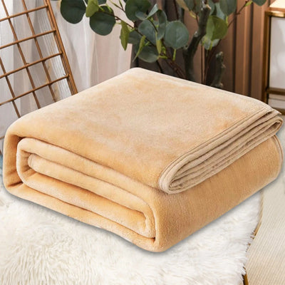 Fleece Blankets Single Twin Blanket For Bed Full Size Warm Blankets For Winter Cozy Breathable Blanket For Air Conditioning