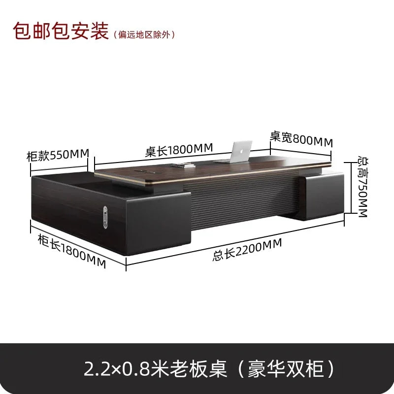 Luxurious Office Desk Modern Computer Table With Practical Organizer Perfect Gaming Enthusiasts Professionals Home Decoration
