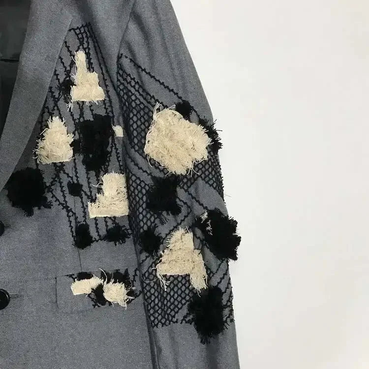 PFHQ Autumn Texture Design Niche Men's Blazers Streetwear Outdoor Patchwork Sports Baggy High Quality Delicacy Suit Coat 21Z1391