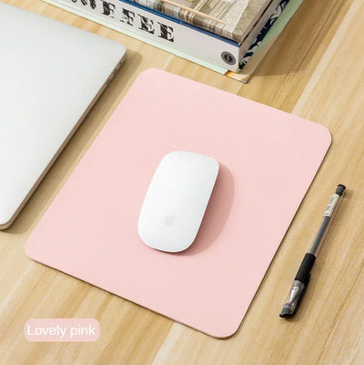 Small PU mouse pad Non-Slip Gaming Desktop Mouse Pad Waterproof Anti-Scratch Easy To Clean Mat For PC Laptop Desktop