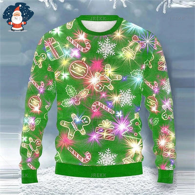 Happy Christmas Sweatshirts Mens Ugly Christmas Sweater Funny Fashion New In Sweaters Women Ugly Sweaters Christmas Jumpers Men