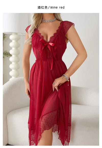 Women's Sexy Lingerie Nightgown Sleepwear