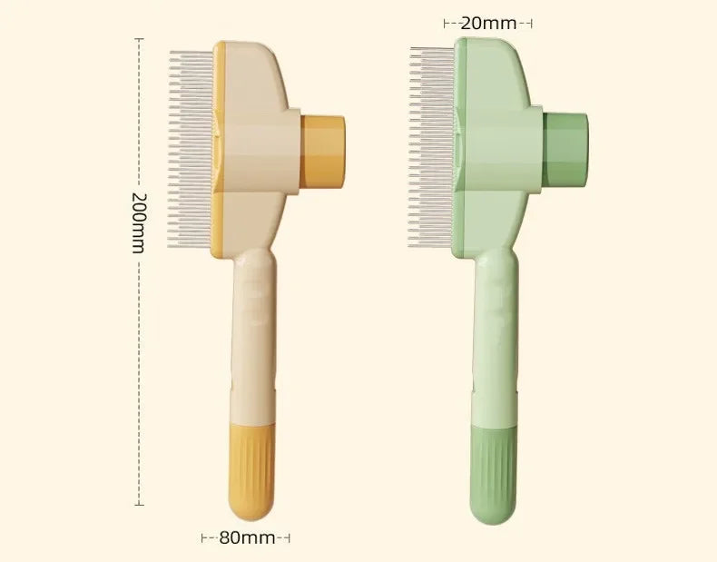 Dog Comb Pet Hair Remover One Button Dogs Brush Self-cleaning Cat Brush Massage Combs for Dog Grooming Brushes for Pet Products