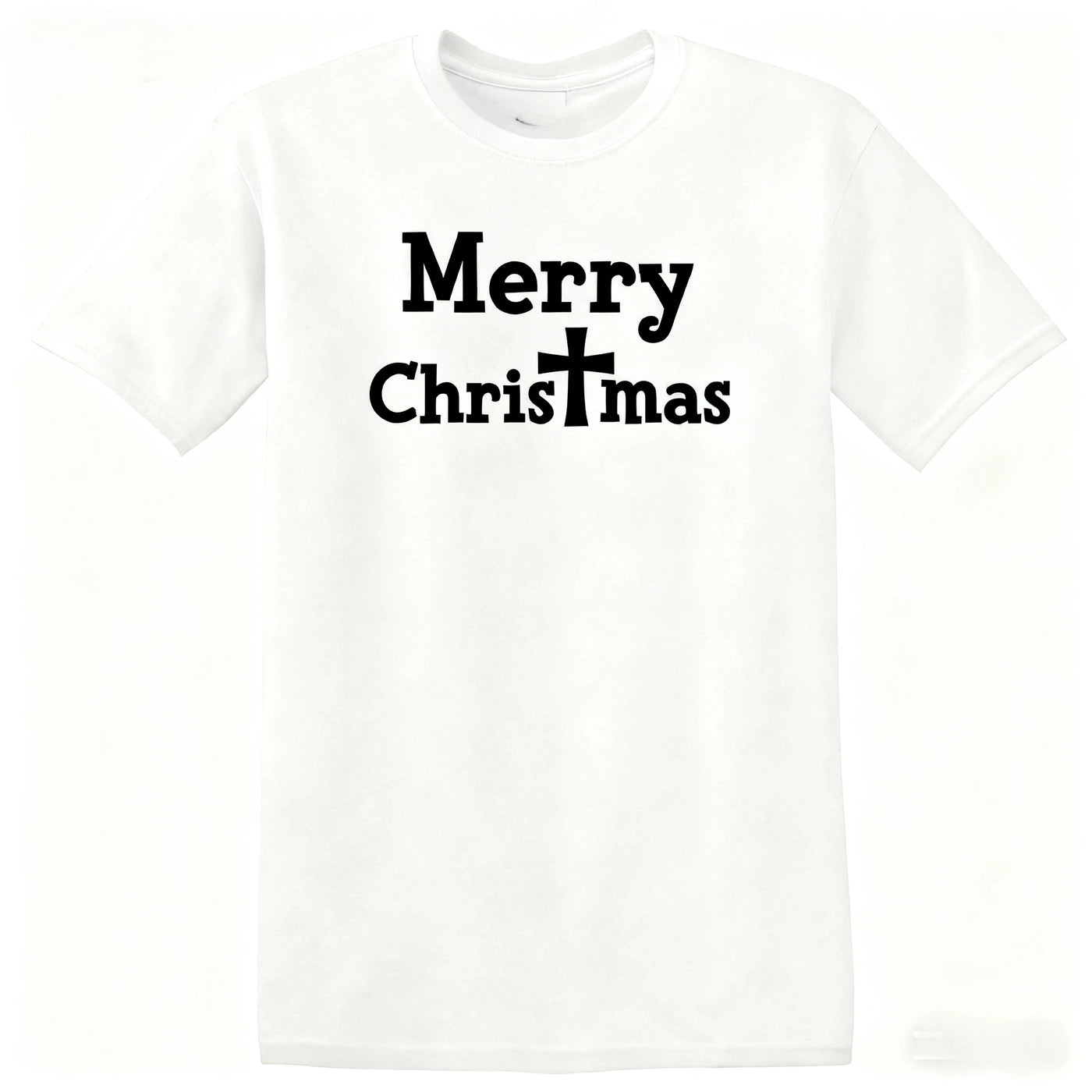 Merry Christmas Christian Festival T-shirt, Festival Gift Both Men and Women Can Wear Fashionable Short-sleeved Shirts