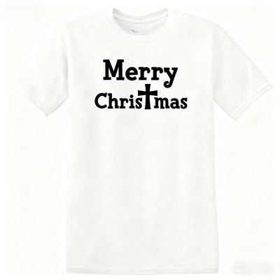 Merry Christmas Christian Festival T-shirt, Festival Gift Both Men and Women Can Wear Fashionable Short-sleeved Shirts