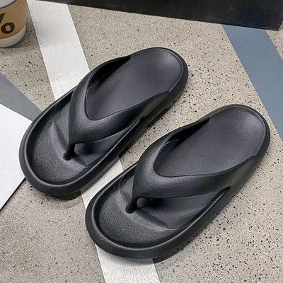 Women's Classy Flip-Flops for Women, Summer Flip-Flops for Beach Couples, New Thick-Soled Outer Wear Sandals for Men, Bathroom Bathing Non-Slip Slippers