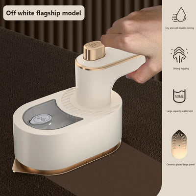 Handheld Ironing Machine Portable Household Small Mini Steam Iron Handheld Garment Ironing Machine Dry and Wet Hot Steam Clothes