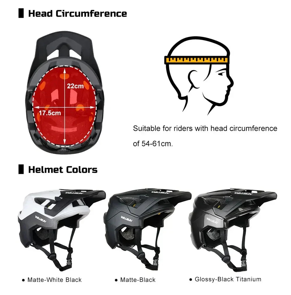 WALGUN Bicycle Helmet MTB Mountain Half-helmet Off-road Racing Cycling Safety Open Helmets Men Women Casco Cross-Country Sports