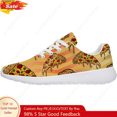 Pizza Shoes for Women Men Sneakers Sport Tennis Running Shoes Gifts for Friends