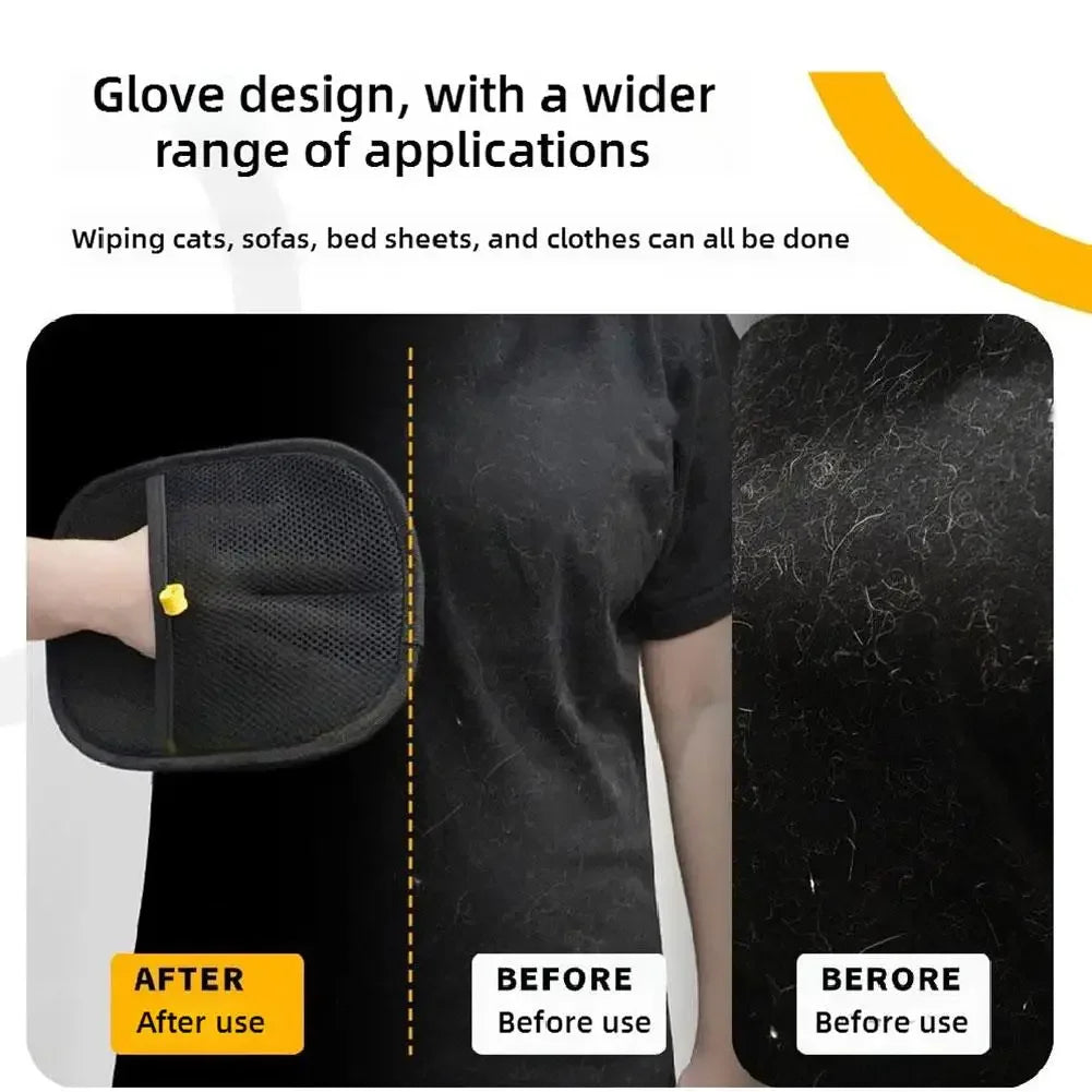 Pet Dog Static Bidirectional Grooming Gloves Reusable Washable Dog Grooming Equipment Multi Functional Pet Product Accessories