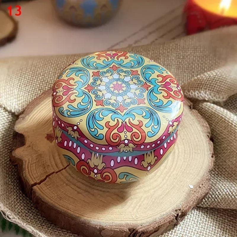Scented candles jar vintage flower candle jars soy wax fragrance wedding birthday gift home decoration 20 kinds scents