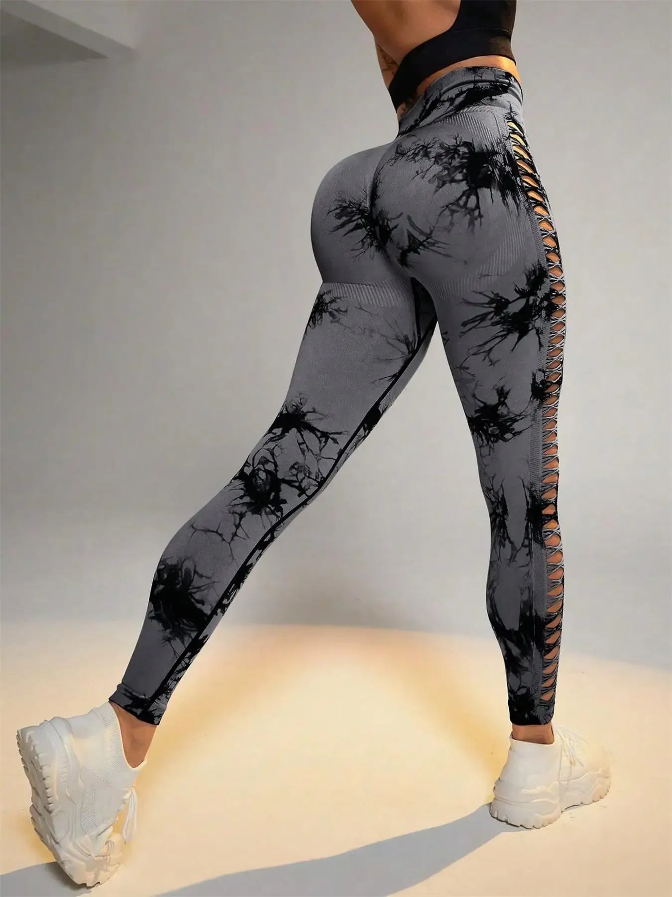 Tie Dye Seamless Leggings for Women