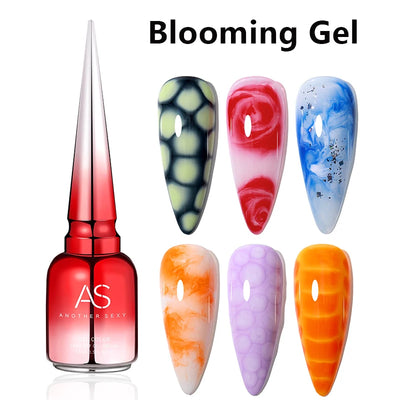 AS Self Leveling Nail Gel Polish 15ml Semi Permanent Reinforcement Nails Art Strong UV Multifunction Gel Top Base Varnish