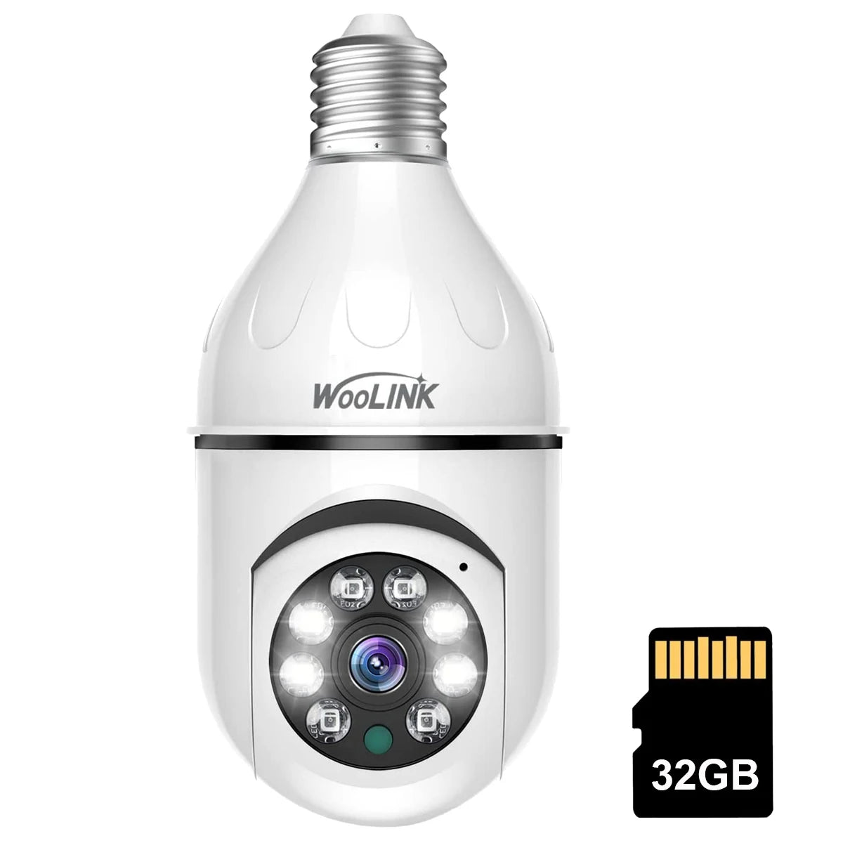 Wireless Bulb Camera Wifi E27 Bulb Camera 360 degree WiFi Security Camera Full-color High-definition Night Vision