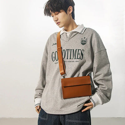 Designer Men Bag Fashion Shoulder Bag Business Briefcase Unisex Messenger Bags Vintage Leather Crossbody Bag Casual Man Handbags