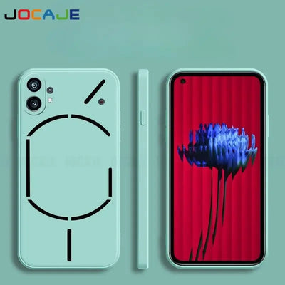 Liquid Silicone Phone Case For Nothing Phone 2 Slim Matte Cover For Nothing Phone 1 Protective Lens Camera Soft Phone Back Cover