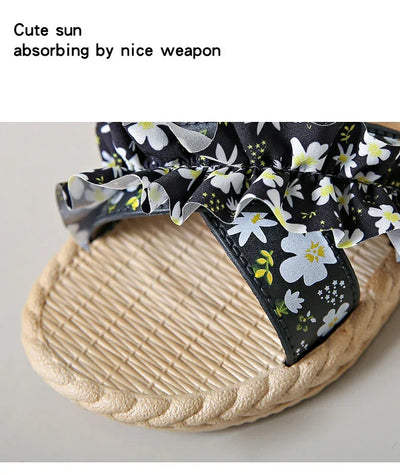 2025 New Floral Flip Flops for Women - Fashion Flat Sandals, Non-Slip Summer Slides for Beach/Outdoor, Trendy Ladies Casual Shoe