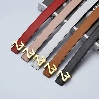 Designer Reversible Leather Width 25mm Waist Belt Women| Lady |Girl | Chic Dress Party Belt for jeans