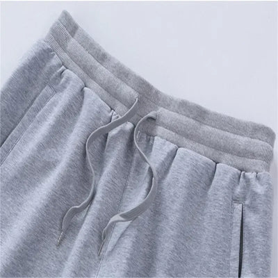 Men's Athletic Trainning Joggers Casual Loose Fit Sweatpants Spring Fall Fleece Lined Pants Elastic Waist Drawstring Trousers