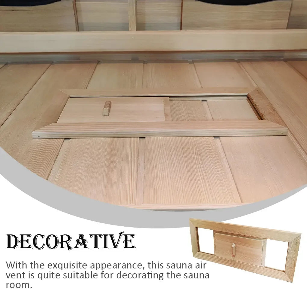 Sauna Air Vent Multipurpose Room Supplies Ventilated Grille Practical Smooth  Handily Install Steam Outlet Sauna Air Vent