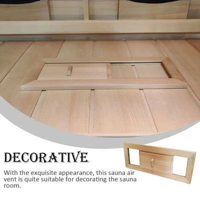 Sauna Air Vent Multipurpose Room Supplies Ventilated Grille Practical Smooth  Handily Install Steam Outlet Sauna Air Vent