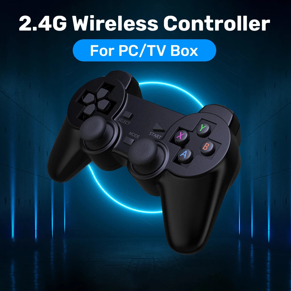 Wireless Controller ForPC/Laptop/TV BOX/Video Game Console 2.4G Gamepad With 360° Joystick For Game Hard Drive