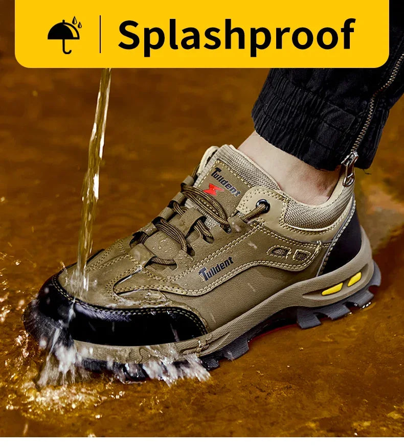 New men's safety shoes, puncture resistant work shoes, men's protective shoes, wear-resistant work boots  Tactical Boots