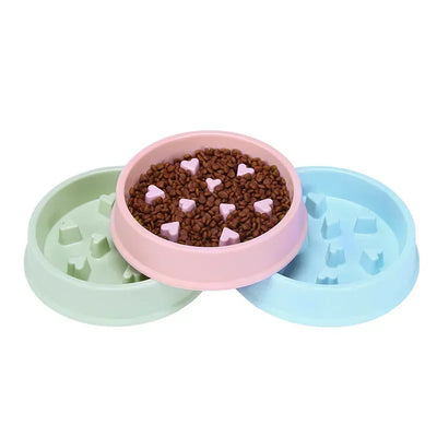 Portable Pet Dog Supplies, Puppy Feeding Food Dish, Slow Down Eating Feeder Bowl to Prevent Obesity, Dropshipping, 2023