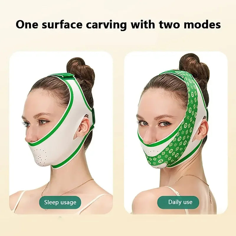 Elastic Face Slimming Bandage V Line Face Shaper Women Chin Cheek Lift Up Belt Facial Massage Strap Face Skin Care Beauty Tools